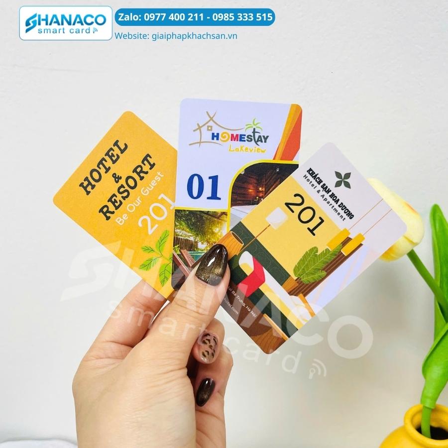 Thẻ từ khách sạn mẫu tương thích khóa